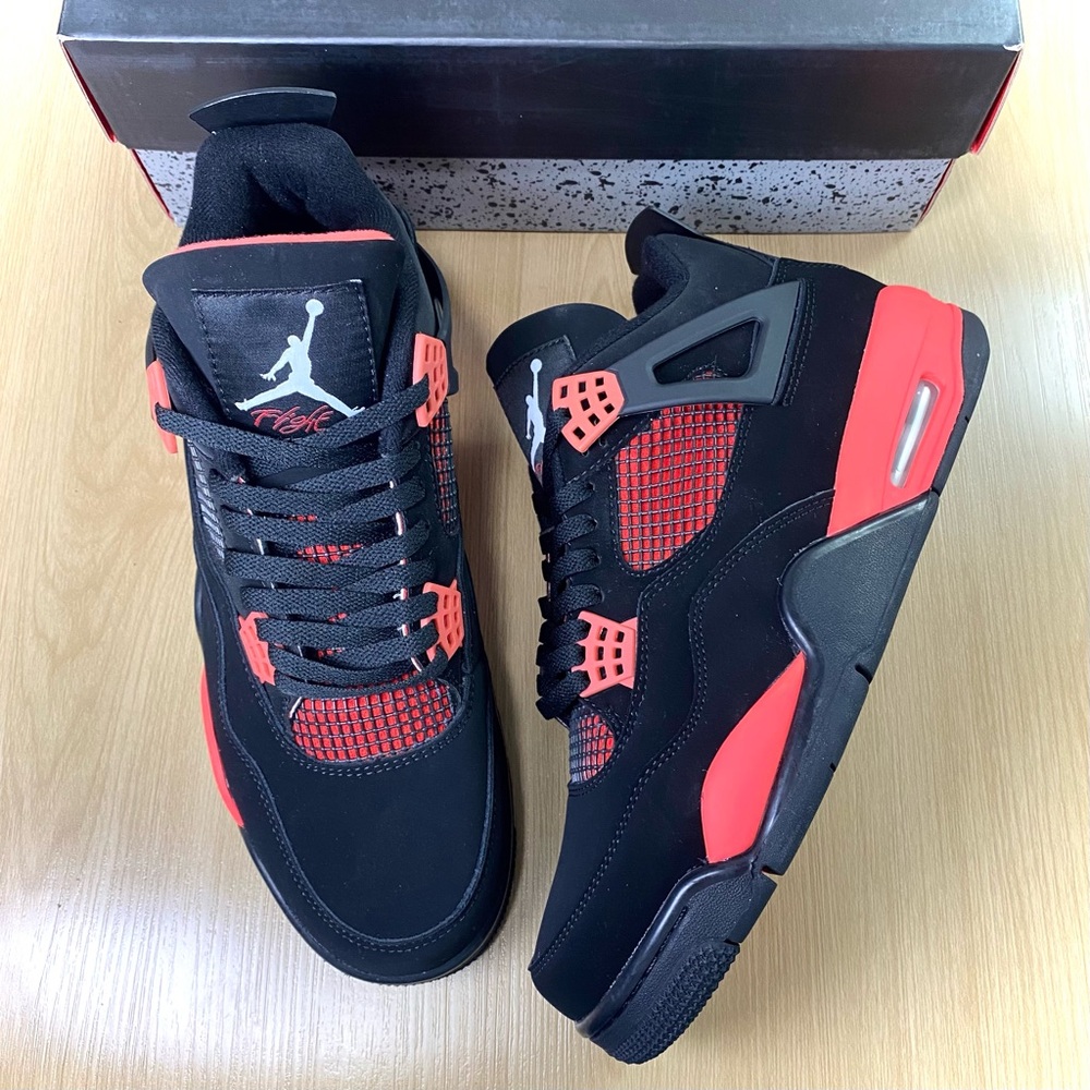 Jordan 4 Retro Red Thunder Sneakers